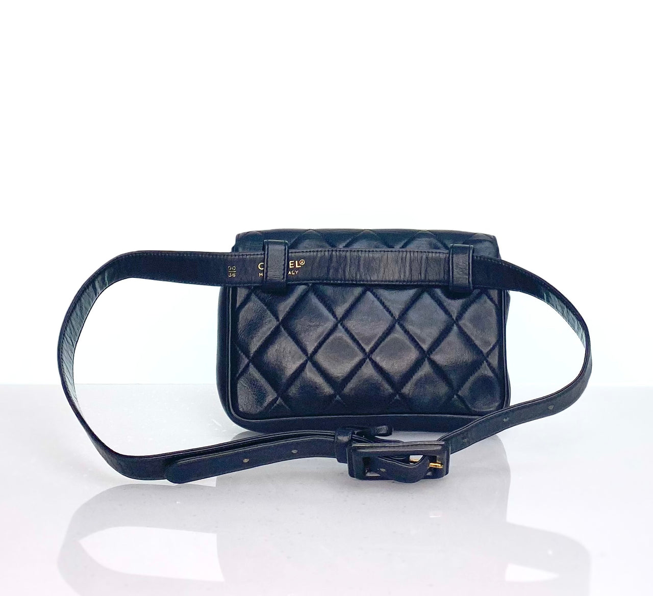 Vintage Chanel Lambskin Waist Bag