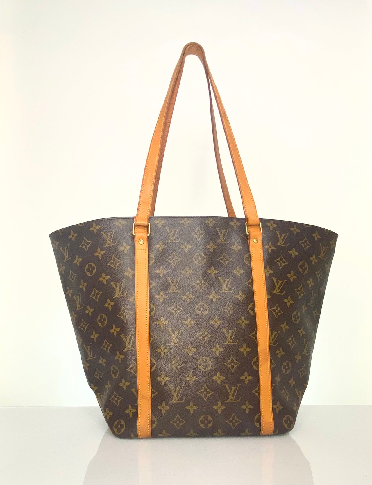 Vintage Louis Vuitton Monogram Sac Shopping Tote MM