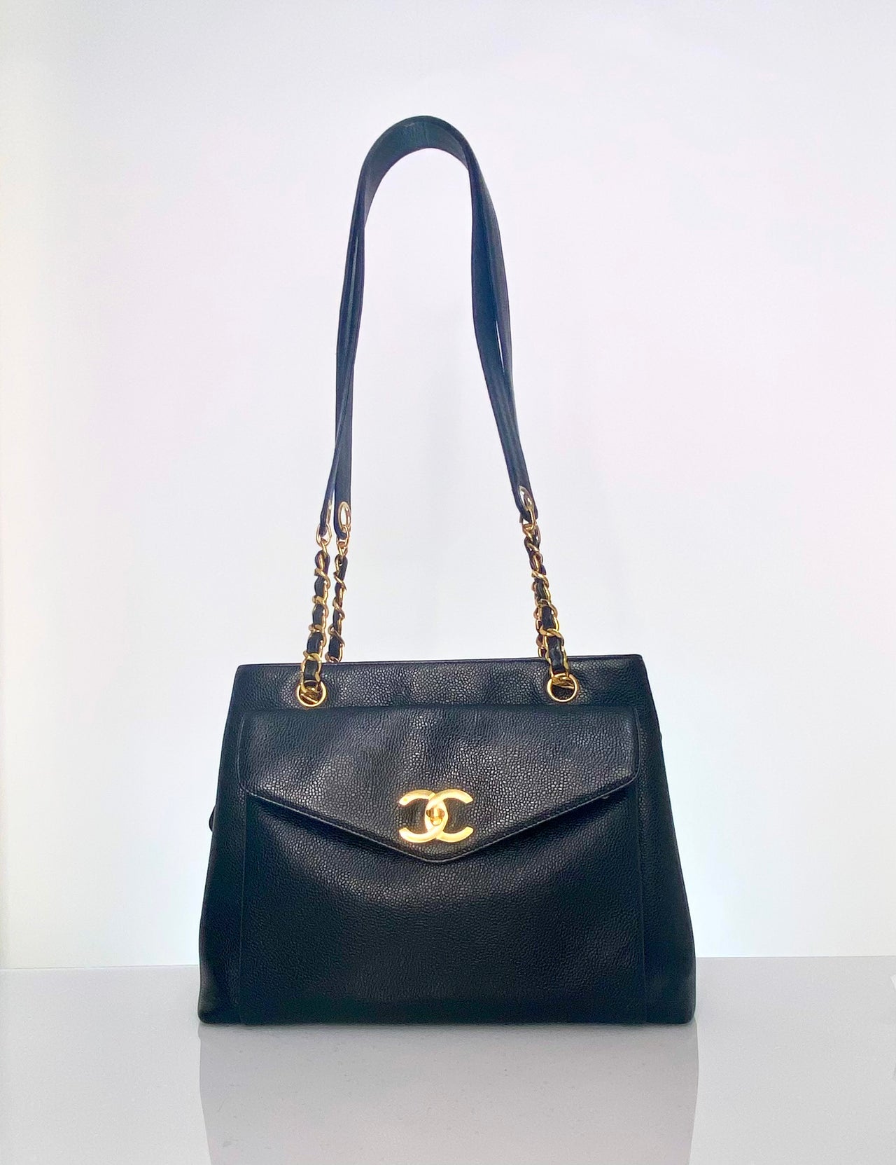 Vintage Chanel Chain Tote