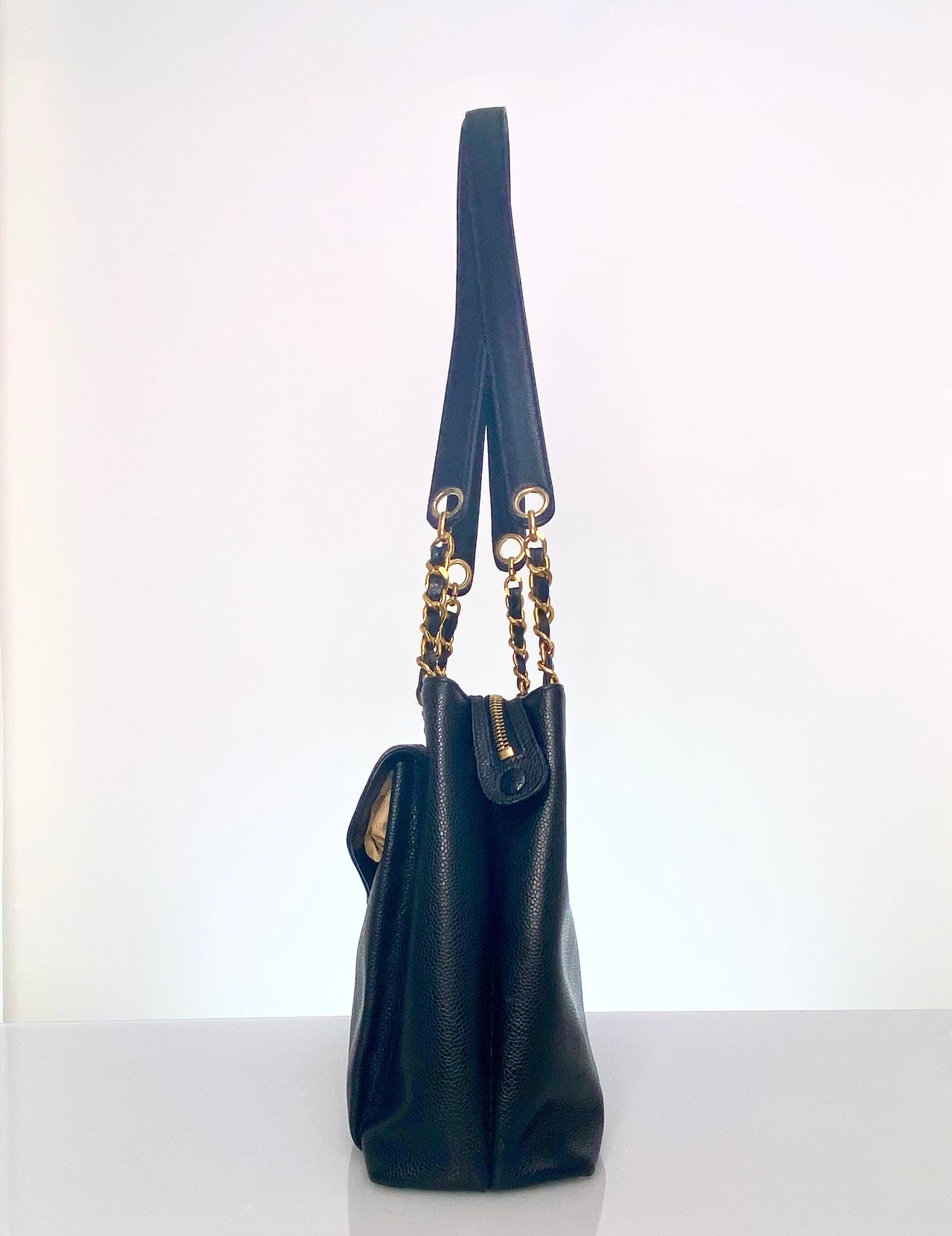 Vintage Chanel Chain Tote