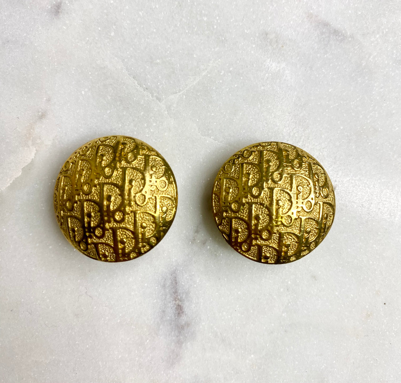 Vintage Christian Dior Clip On Earrings