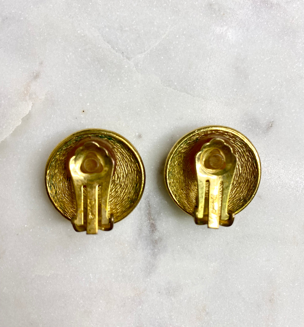 Vintage Christian Dior Clip On Earrings
