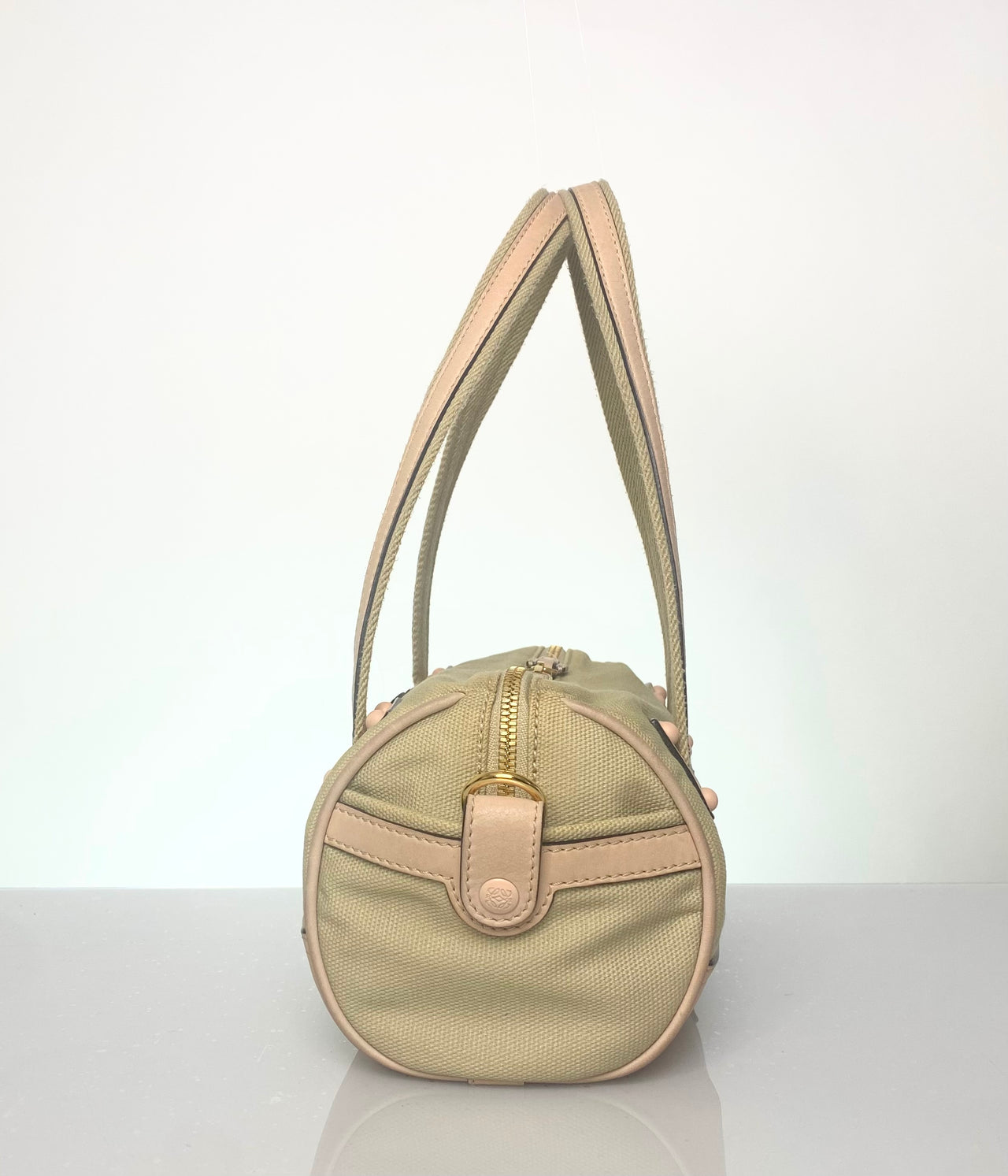 Preloved Loewe Canvas Mini Barrel Duffle