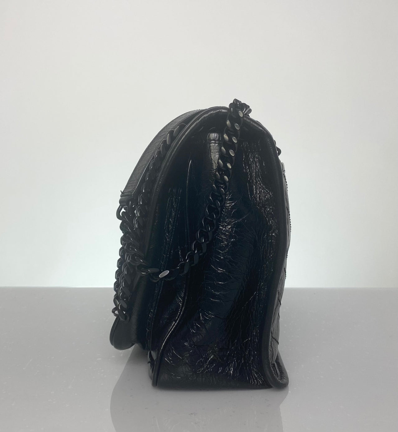 Saint Laurent Niki bag
YSL black crinkled leather bag
Medium Niki Saint Laurent
YSL all black bag
Saint Laurent convertible chain bag
Preloved YSL Niki
YSL black hardware purse
Saint Laurent shoulder bag
Designer black leather bag
Authentic YSL Niki medium