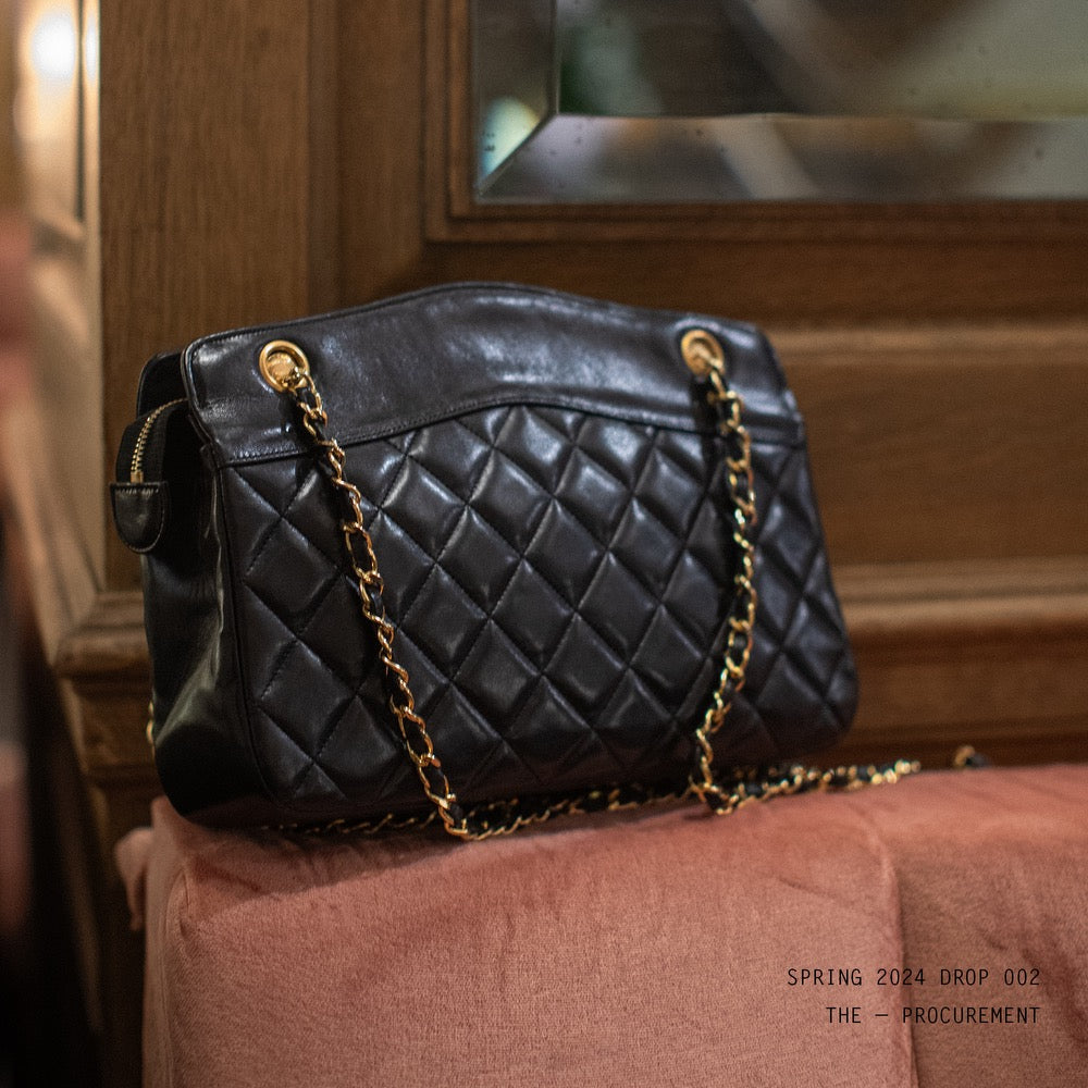 Chanel Vintage Quilted Lambskin Shoulder Bag