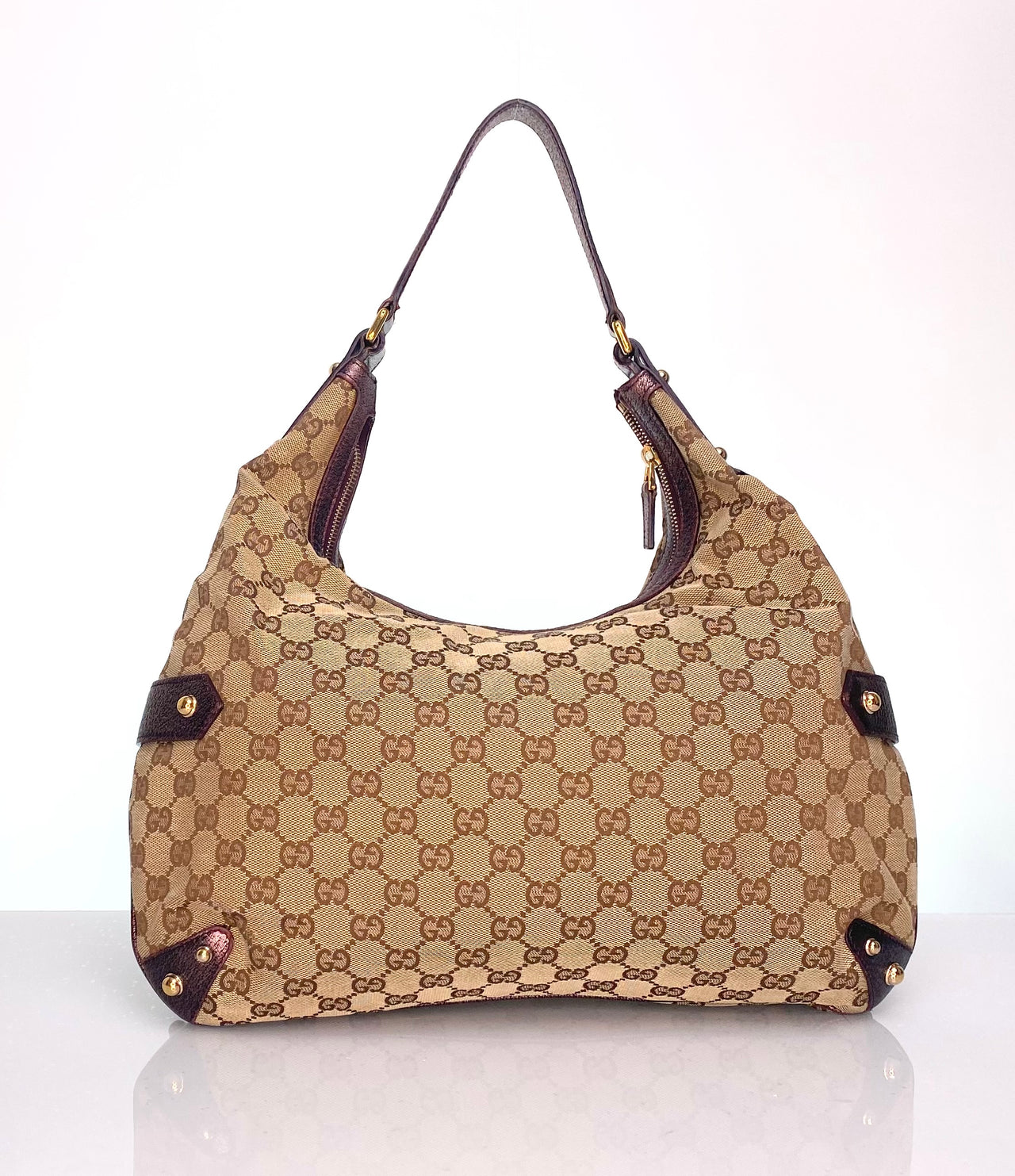 Vintage Gucci Horsebit Chain Shoulder Hobo