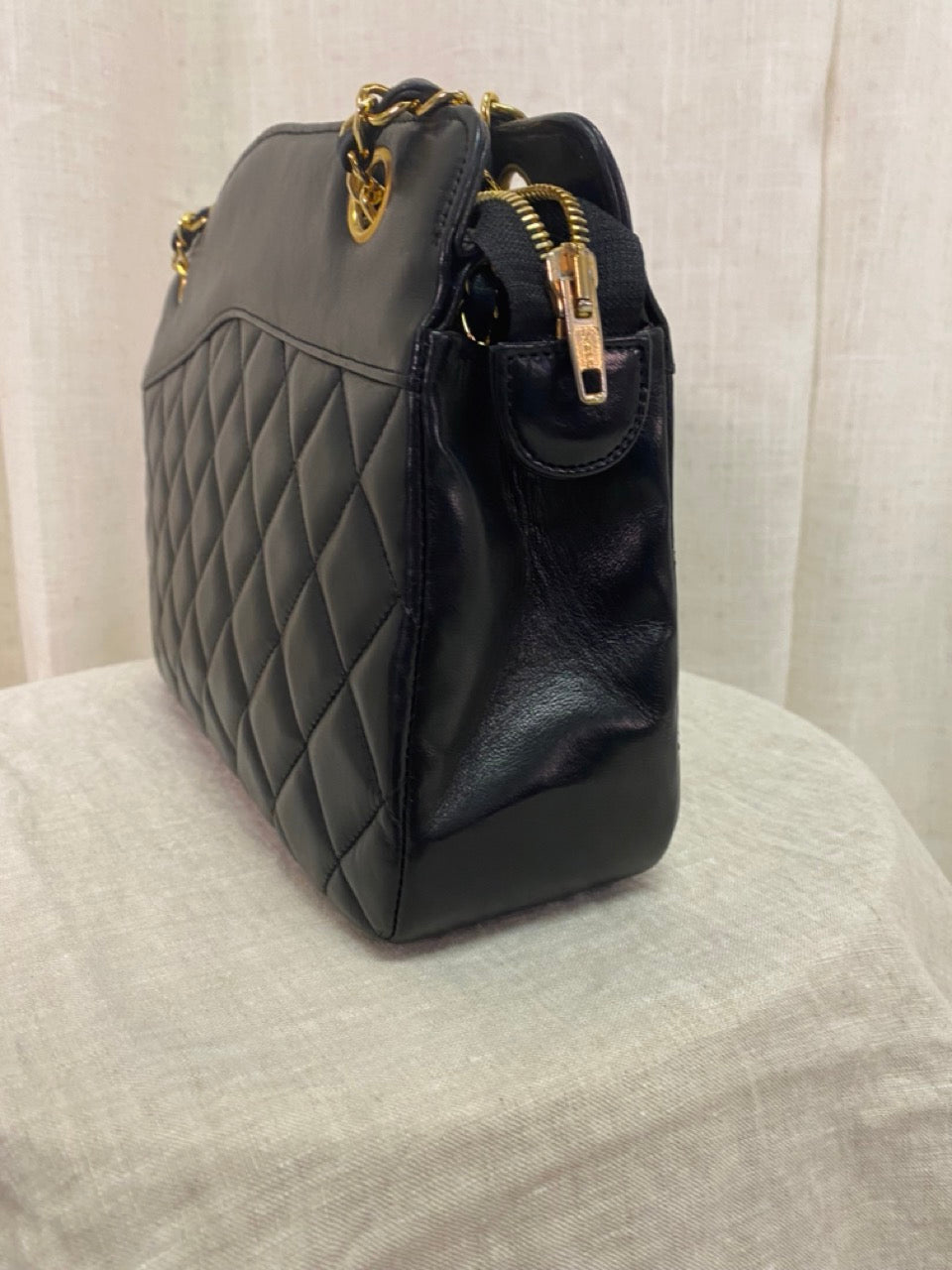 Chanel Vintage Quilted Lambskin Shoulder Bag The Procurement The Procurement Luxury Resale