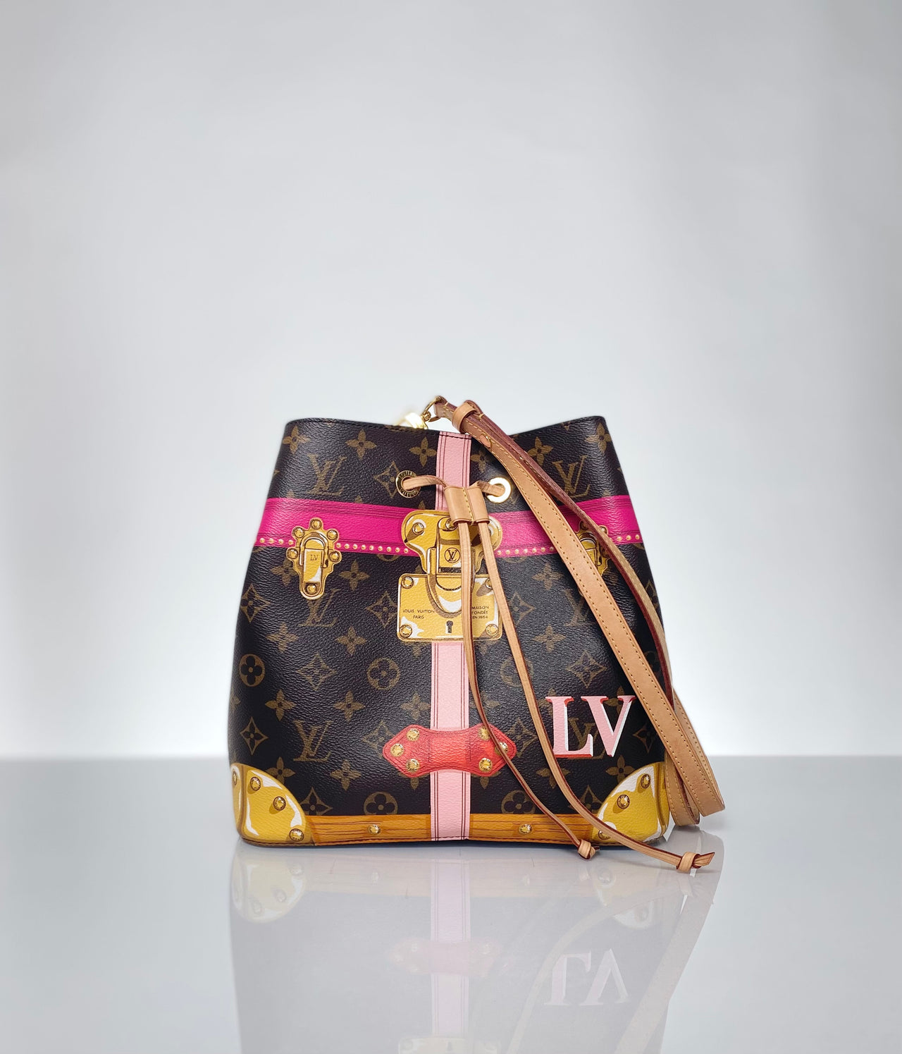 Louis Vuitton Preloved Neo Noe' Bucket Bag Summer Trunk