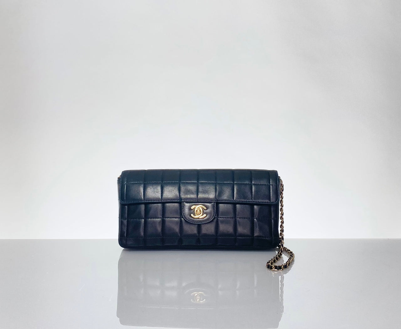 Chanel Vintage Lambskin "Chocolate Bar"