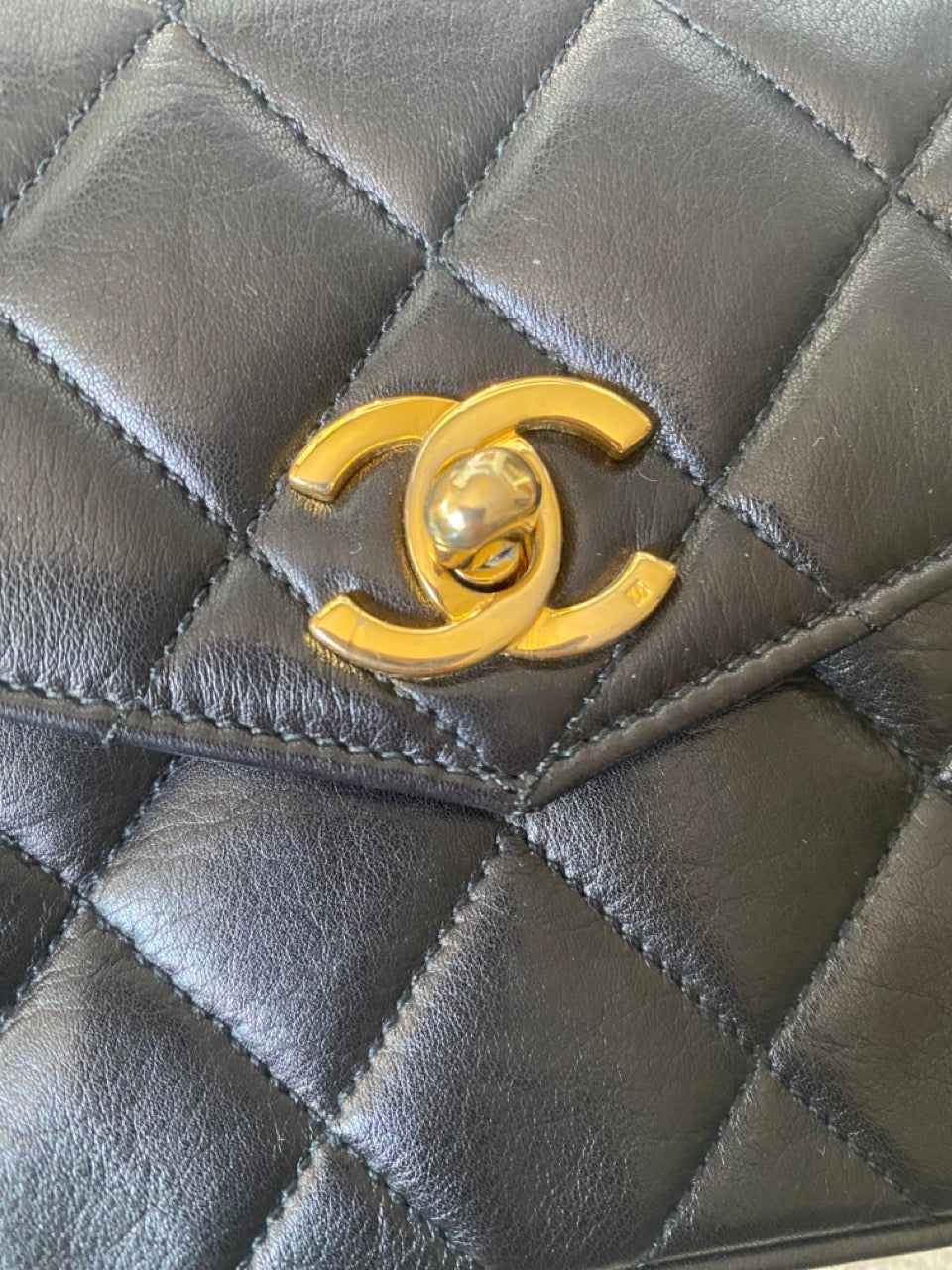 Chanel Lambskin Quilted Waist Bag