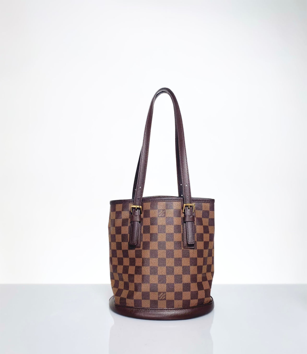 Vintage Louis Vuitton Marais Damier Ebene Bucket