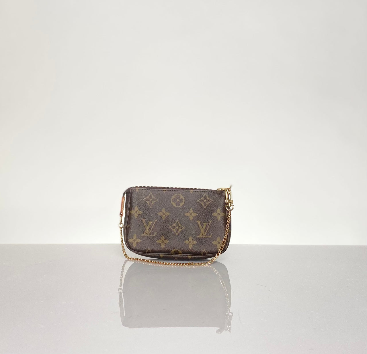 Preloved Louis Vuitton Monogram Mini Pouchette